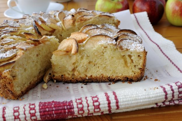 Bizcocho de manzana vegano