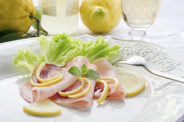 Carpaccio de pez espada