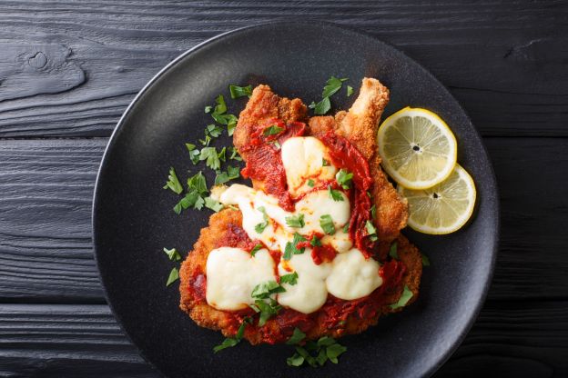 Milanesas estilo napolitano