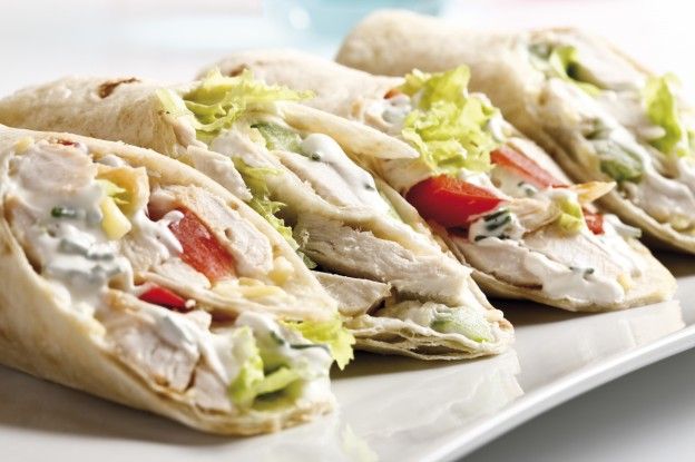 Wraps de pollo