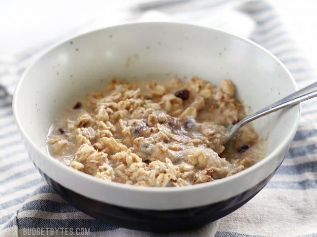 Avena con manzana y canela