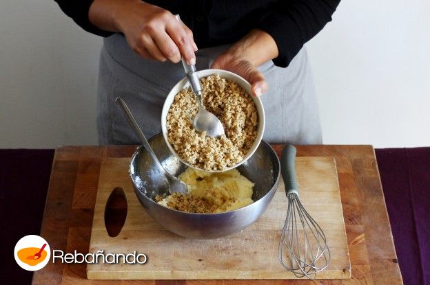 Las nueces picadas