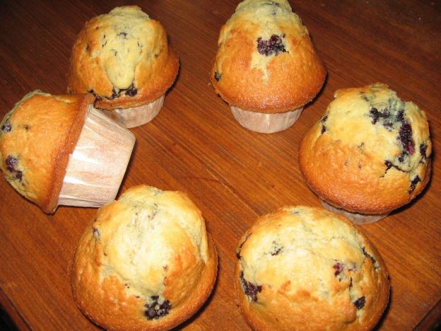 Muffins de frutos del bosque