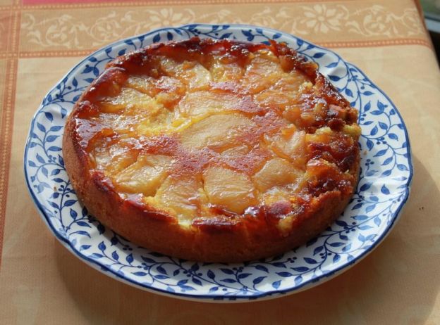 Gâteau renversé aux pommes caramélisées