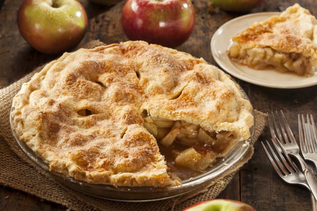 Tarta de manzana americana