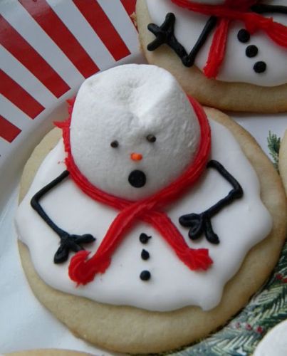 Galletas de muñeco de nieve