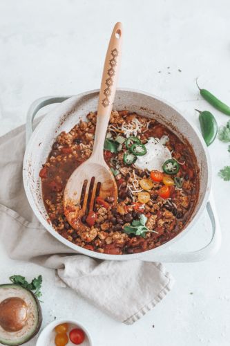 Chili con carne de lentejas