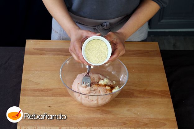 Preparación de las albóndigas