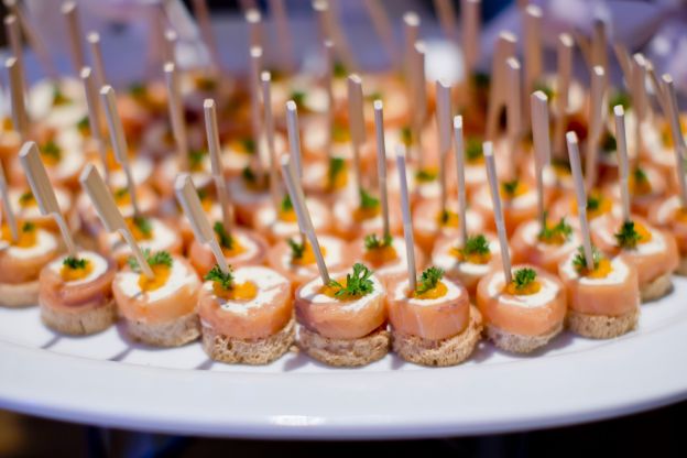 Tostaditas de salmón