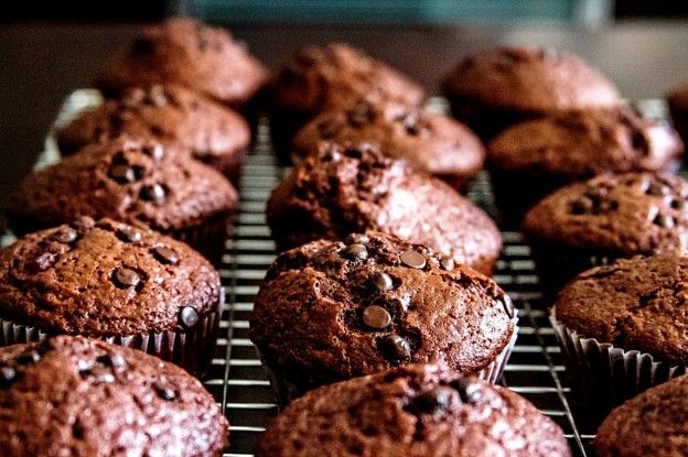 Muffins de chocolate