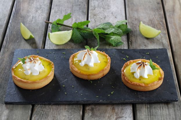 Tartas de limón estilo Mojito