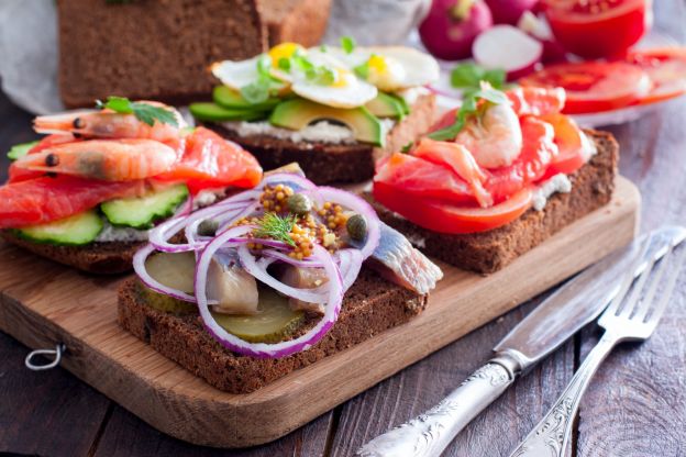 Suecia: bocadillos con pan de centeno