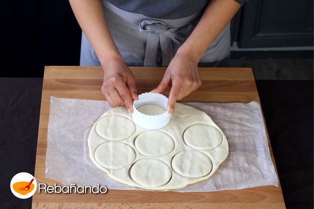 Preparación del pastel