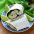 Wrap de aguacate y langostinos