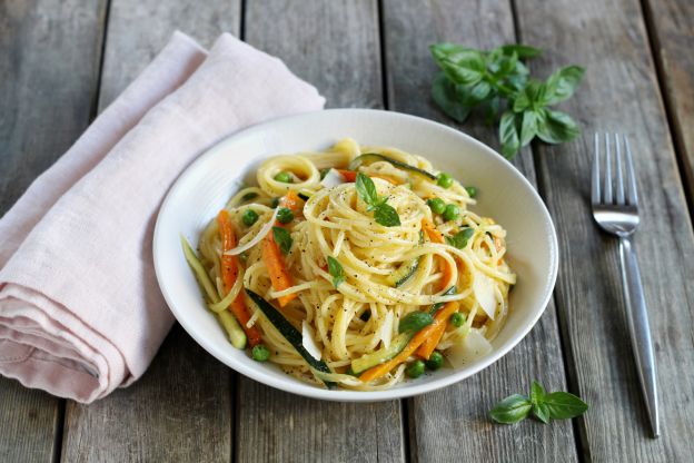 Carbonara de vegetales