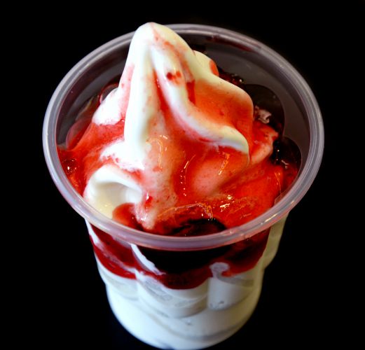 Sundae de fresa