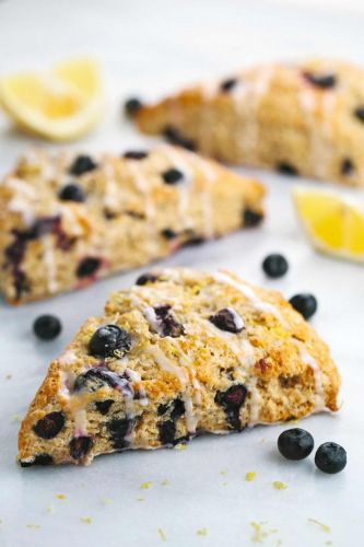 Scones de mora azul