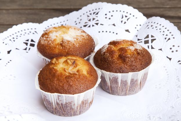 Muffins de plátano rellenos de Nutella