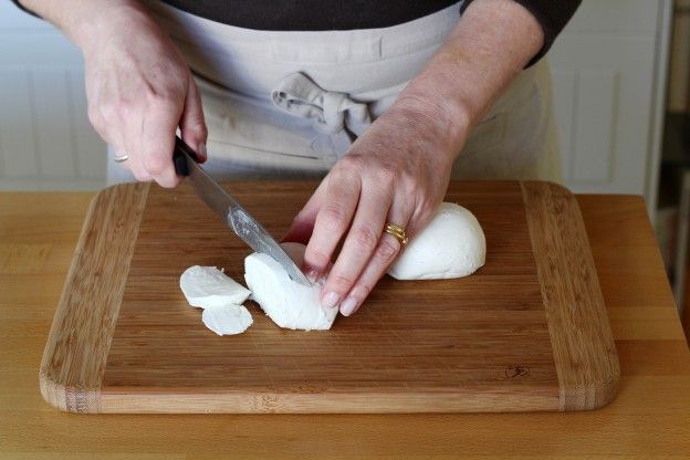 Eliminar el agua de la muzzarella