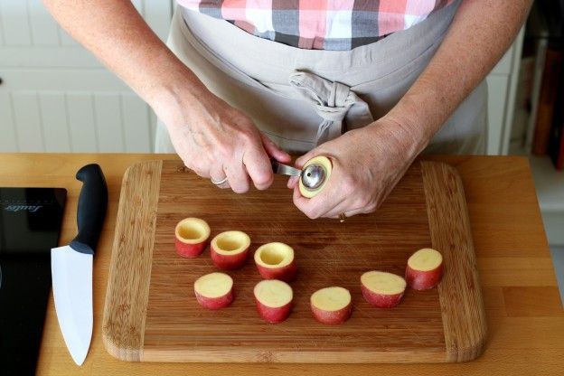 Vacía las patatas