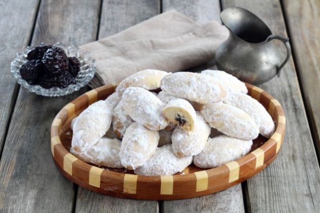 Galletas con relleno de ciruelas pasas