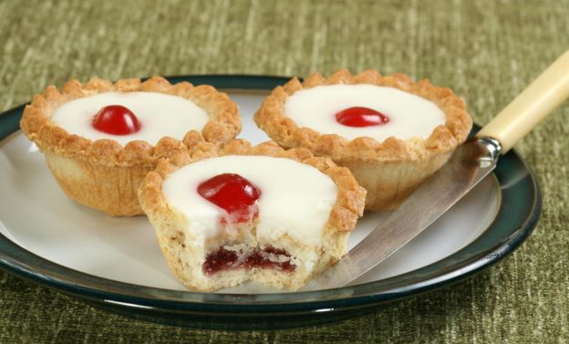 Tartas de cereza Bakewell