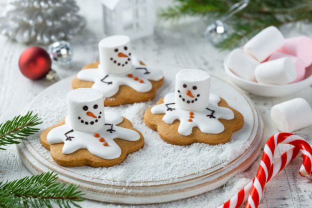 Galletas de hombrecillo de nieve