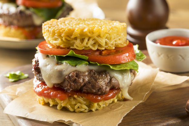 La más original: hamburguesa de ramen