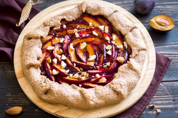 Tarta rústica de almendras