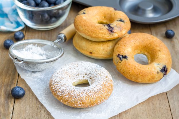 Buñuelos de arándanos