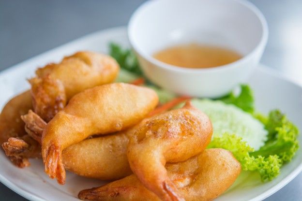 Tempura de langostinos