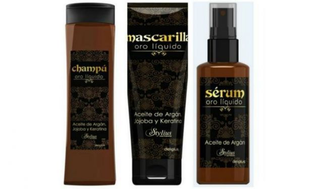 Productos para el cabello oro líquido