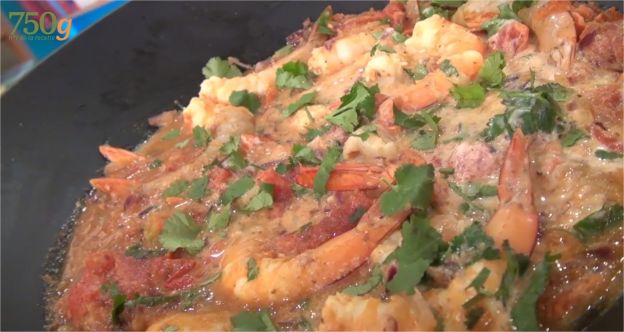 Gambas al curry