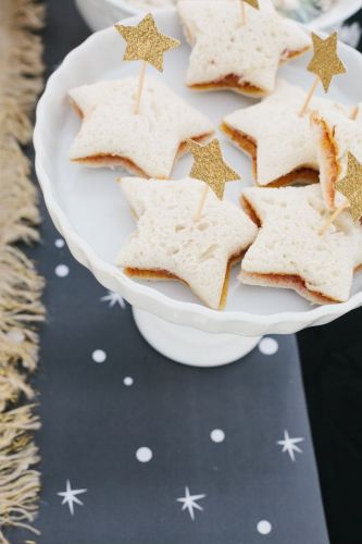 Minisándwiches de estrella