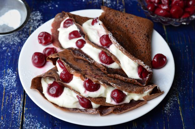 De cereza con nata