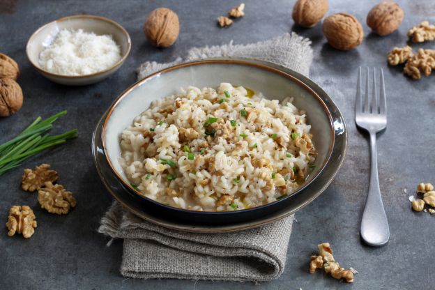 Risotto con nueces