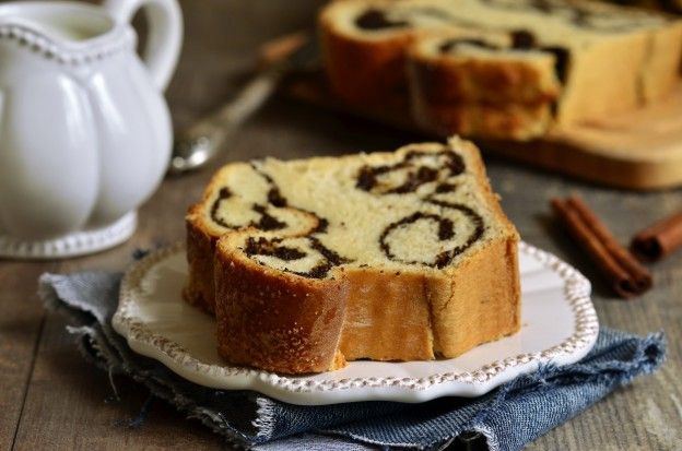 Brioche con un toque de chocolate