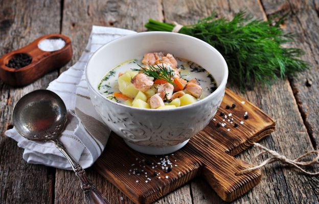 Sopa de pescado y patata