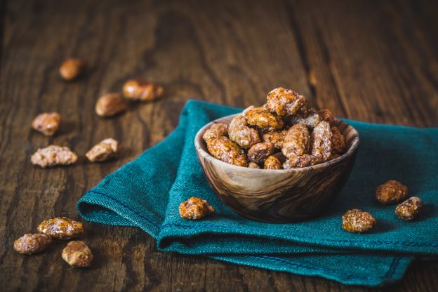 Almendras garapiñadas