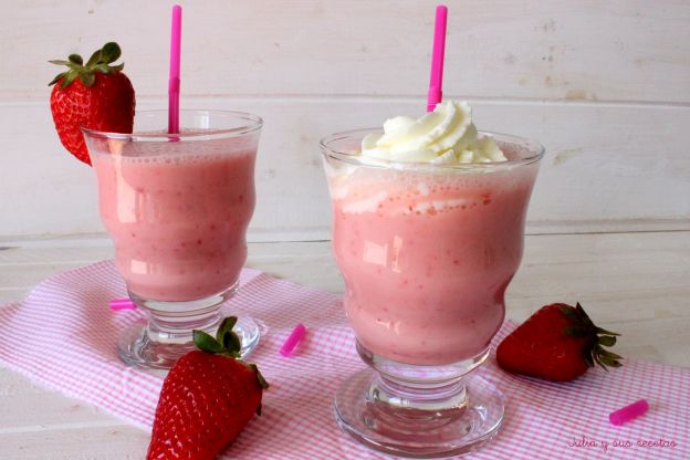 3.- Batidos de frutas con leche de arroz