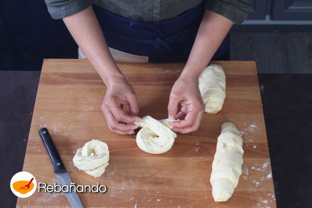 Preparación de los cruffins