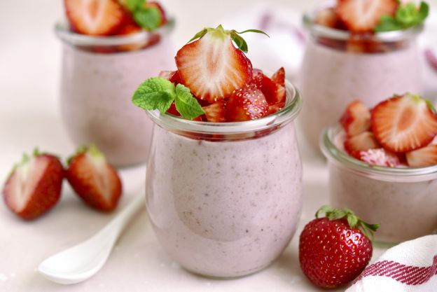 Mousse de fresa