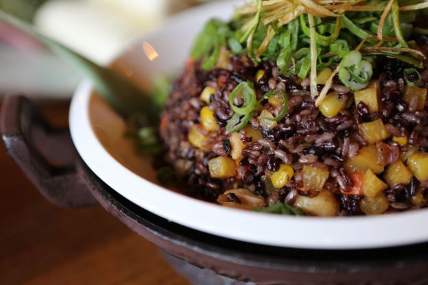 Ensalada de arroz salvaje