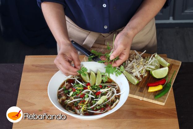 Preparación del plato V