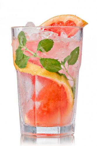 Mojito de pomelo rosa