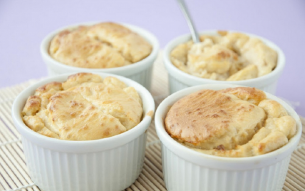 Soufflé de atún y patatas