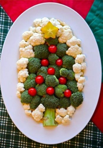 Árbol de brócoli y coliflor