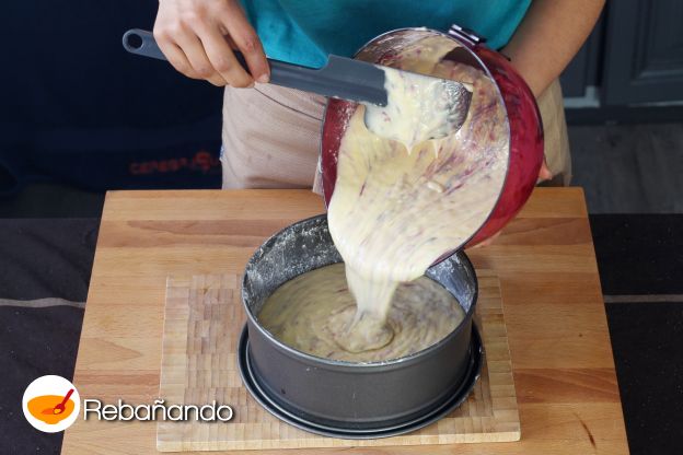 Preparación del bizcocho