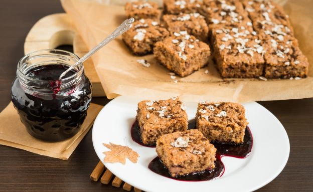 Galletas de avena con moras