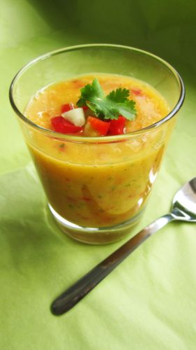 Gazpacho de mango